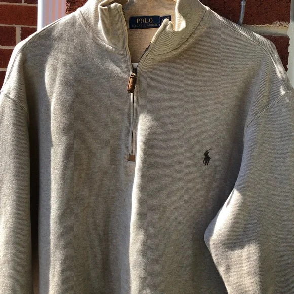 Ralph Lauren Men's Half Zip-Up Sweater - Picture 4 of 15